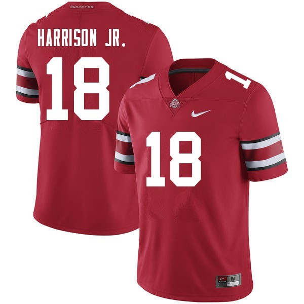 Ohio State Buckeyes Marvin Harrison Jr. Men's #18 Red College Football Jersey 2404XMTW6